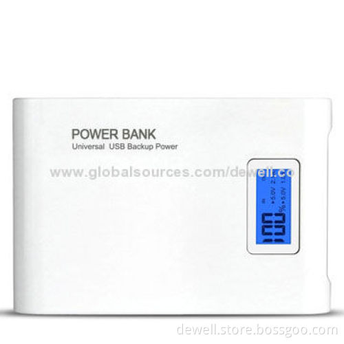 High-quality Power Bank for iPhone with LCD Power Display and LED Flashlight